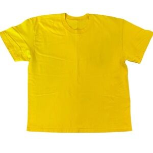 Men’s Vintage Yellow Athletic Work Out T-shirt